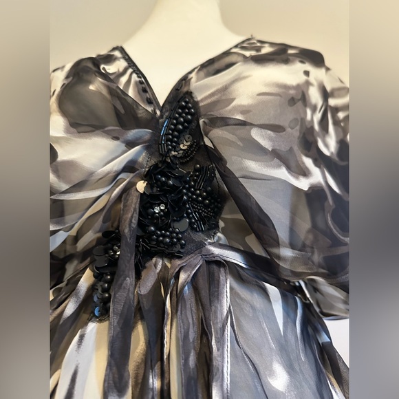 Diane Von Furstenberg Silk Tunic w/ Embellishment - Picture 2 of 12